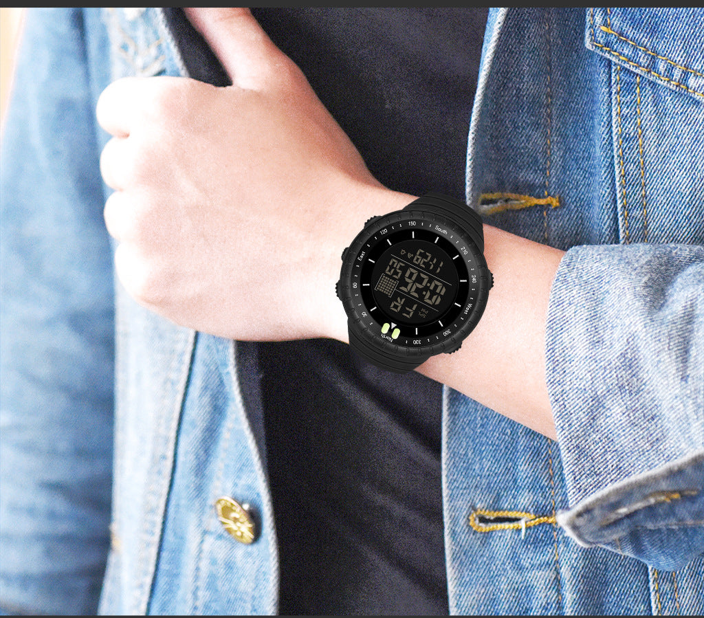 Synoke Sports Electronic Watch Outdoor Mountaineering Multi-Functional Luminous Waterproof Large Dial Fashionable Commuter Watch