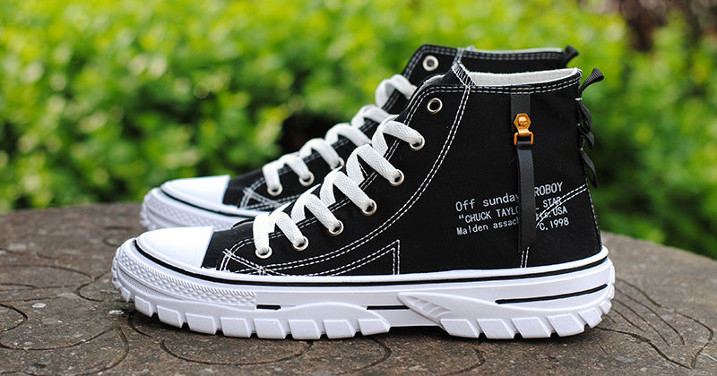 Spring and Summer Men's Shoes 2025 New Casual Sports Canvas Shoes, Versatile Trendyy Cloth Shoes, Breathable Popular National Fashion Shoes