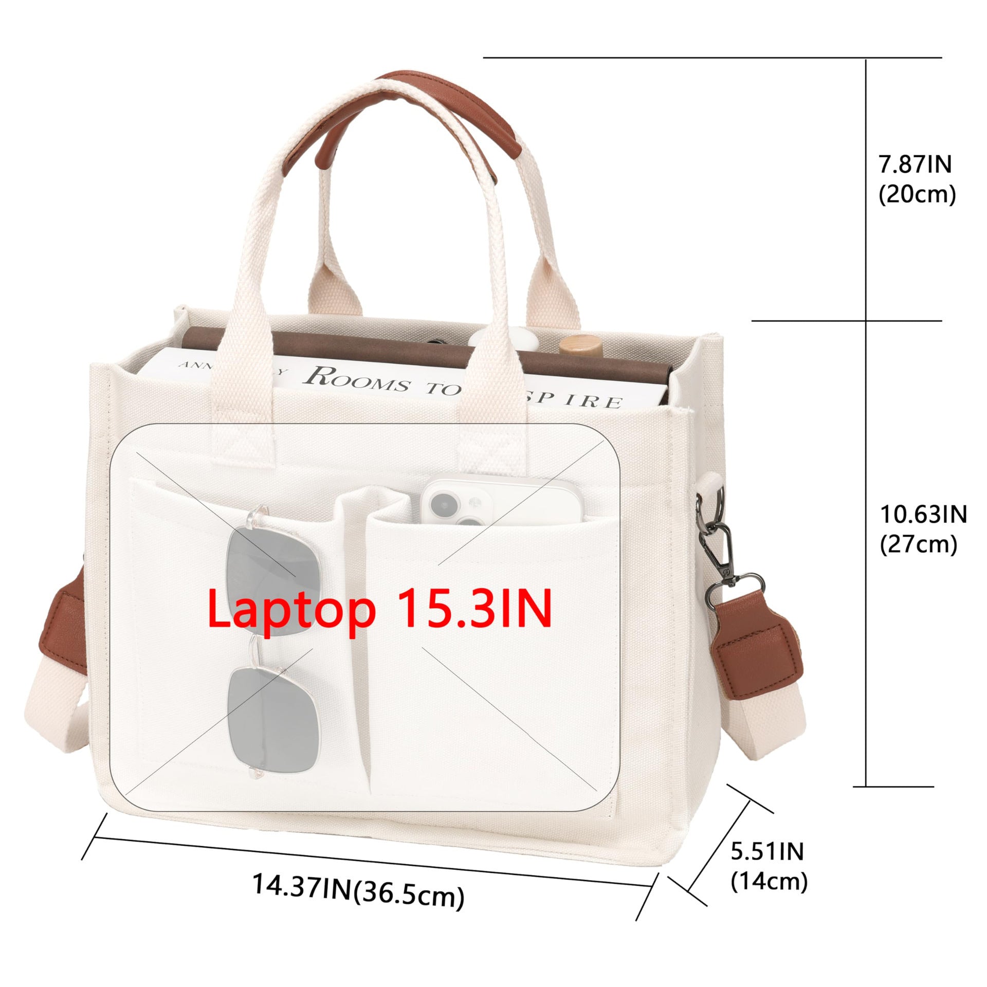 New Women's Large Canvas Handbag Crossbody Bag Daily Bag Handbag
