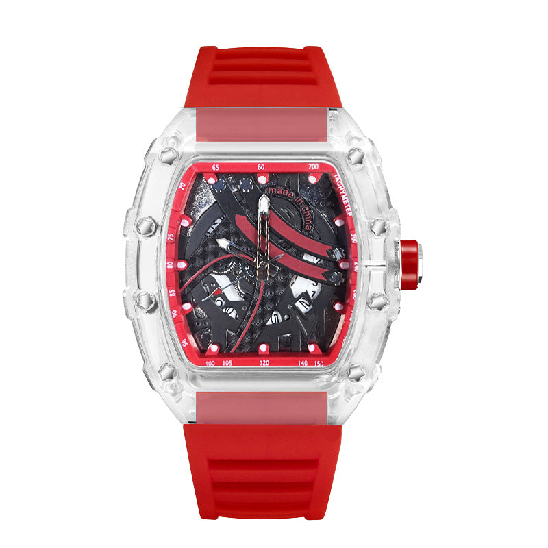 Zido's New Men's Gift Barrel-Shaped Casual Youth High-End Fashion Handsome Trendyy Watch