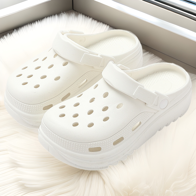Eva Crocs Women's Summer Home Outerwear Thick-Soled Summer Couple Thick-Soled Home Indoor Beach Shoes Wholesale Women