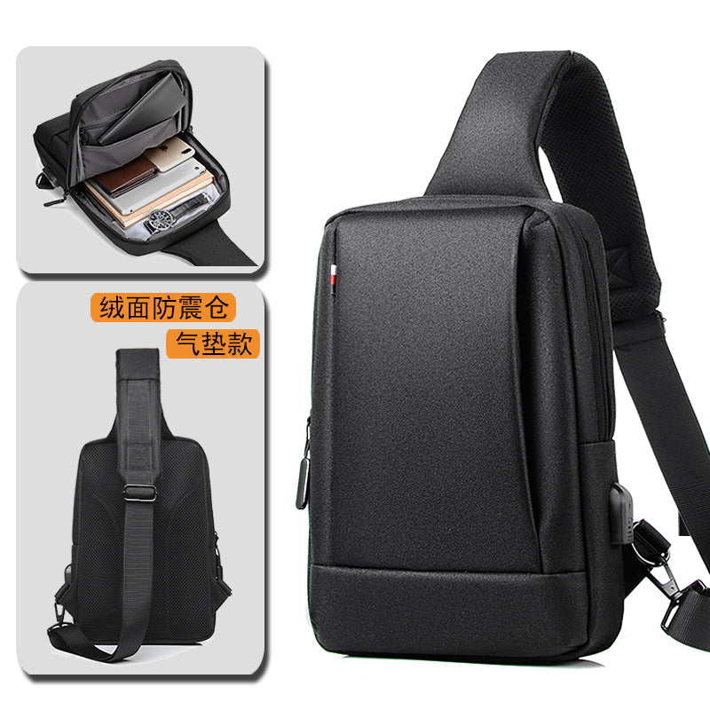 Waterproof Shoulder Bag, Crossbody Bag, Large Capacity Oxford Cloth Men's Bag Gift