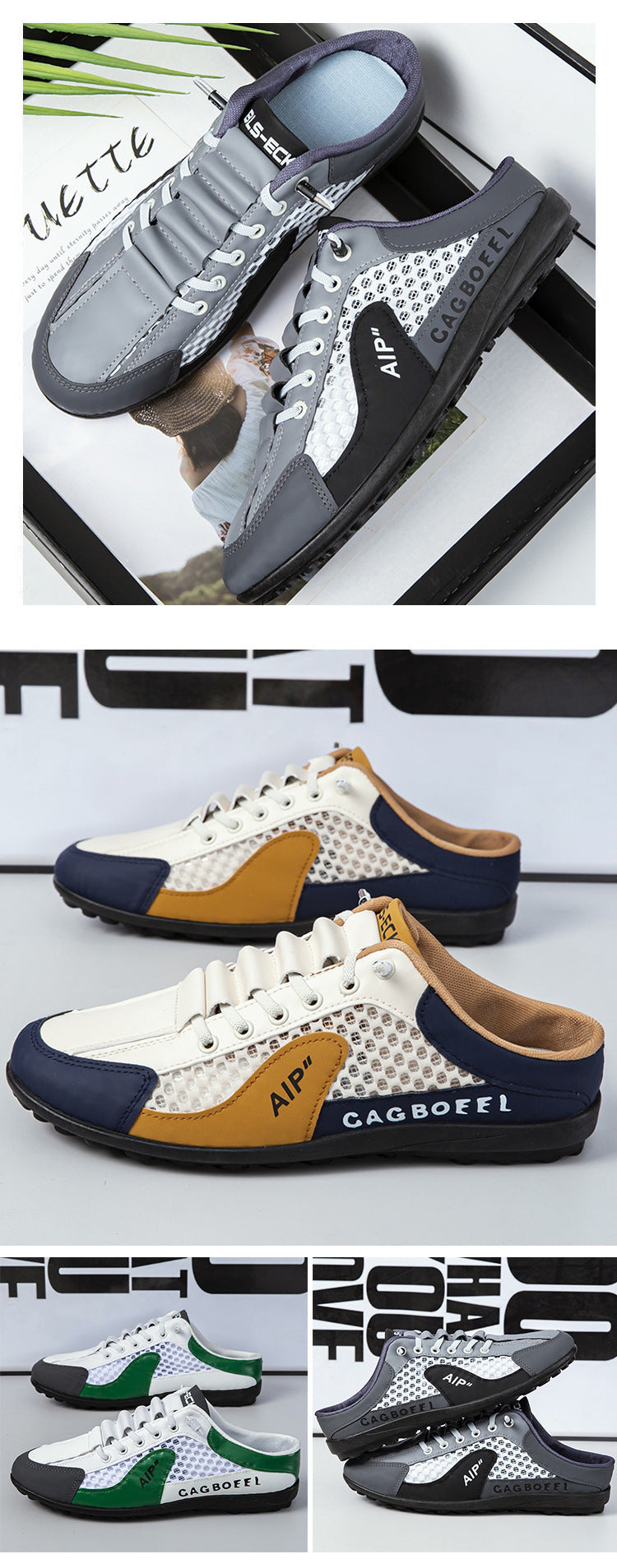 Men's Shoes New Men's Shoes Men's Breathable Soft-Soled