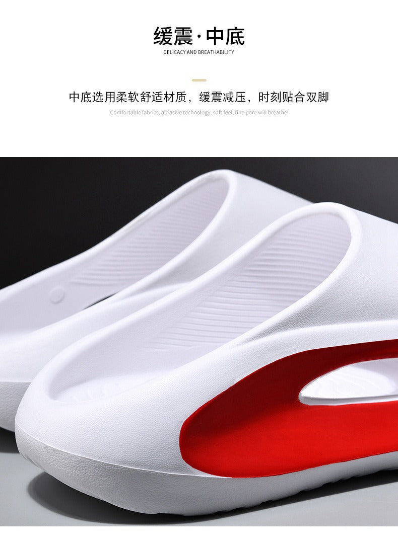 New Eva Slippers for Men, Thick-Soled, Non-Slip, Wear-Resistant Sandals  Comfortable Beach Shoes for Outdoor Wear