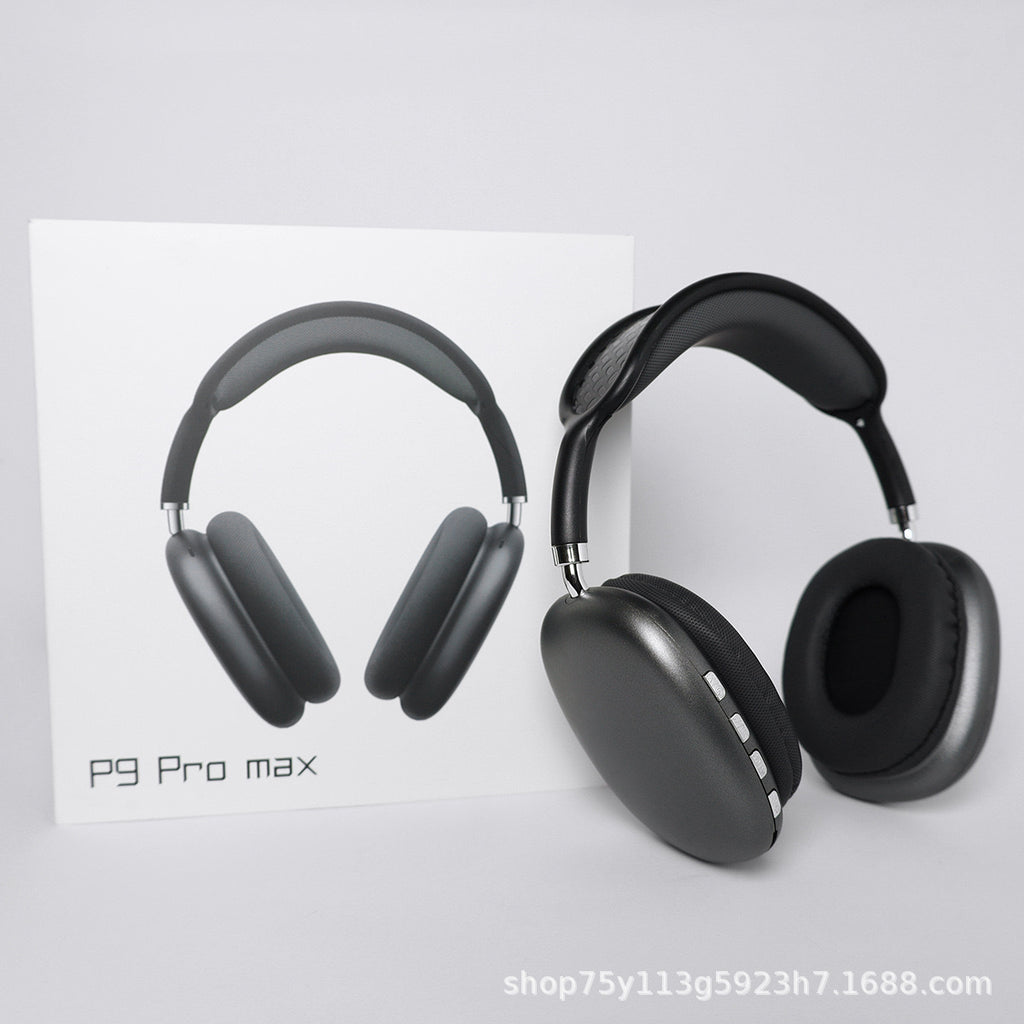 Cross-Border Foreign Trade P9 Pro Max Bluetooth Headphones Wireless Noise-Canceling Headphones Over-Ear Headset Huaqiangbei Wholesale