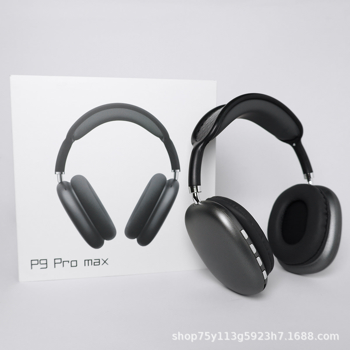 Cross-Border Foreign Trade P9 Pro Max Bluetooth Headphones Wireless Noise-Canceling Headphones Over-Ear Headset Huaqiangbei Wholesale
