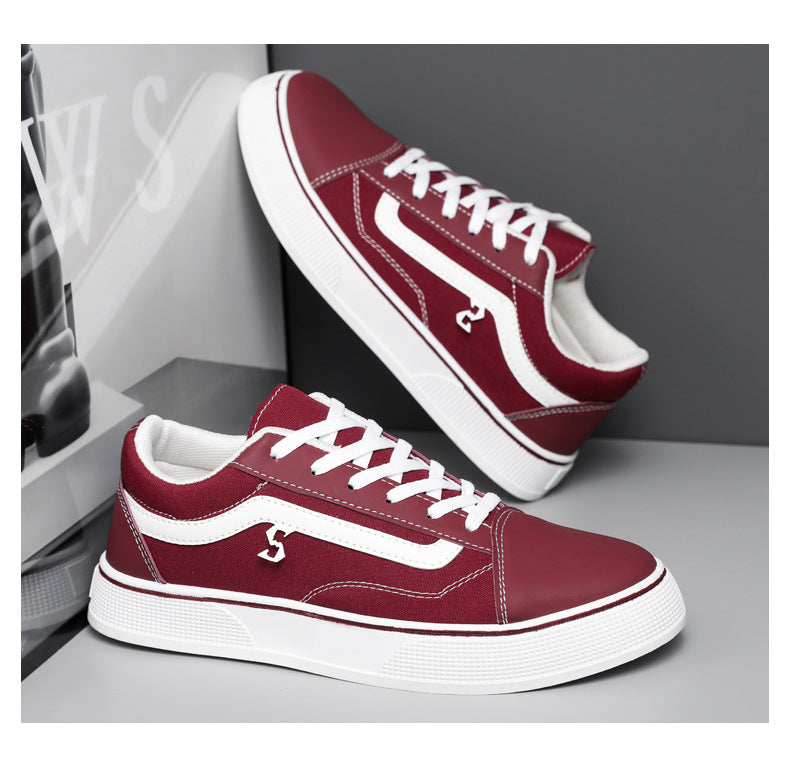 Spring and Autumn Shoes Men's Classic Low-Top Canvas Shoes Student Sneakers Men's Shoes Casual Shoes Korean Style Trendy Men's Shoes