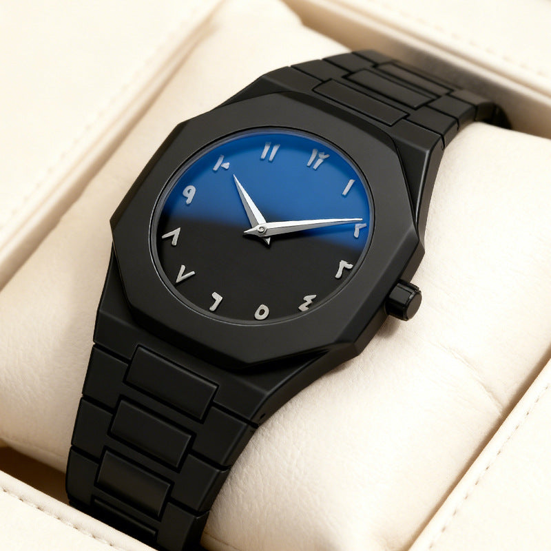Hot Quartz Watch Casual Simple High Sense Neutral Waterproof Watch Southeast Asia Europe and America Flow