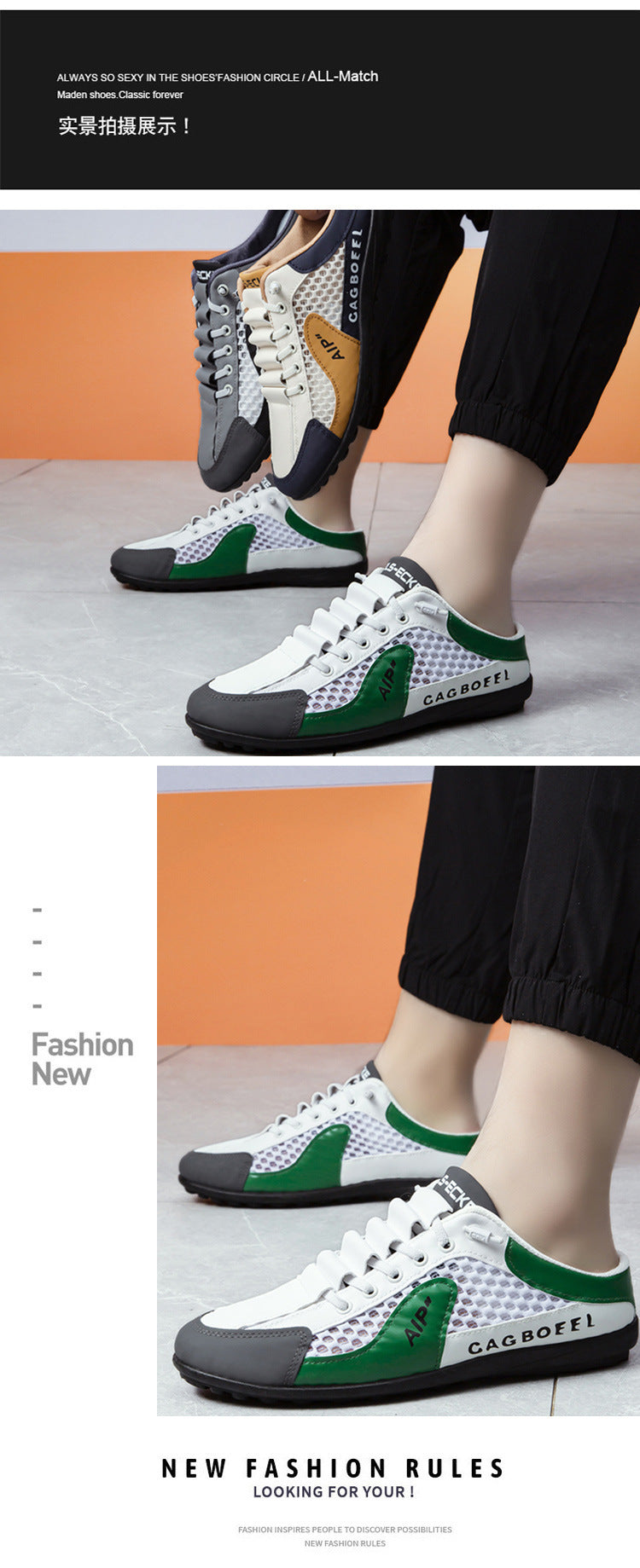 Men's Shoes New Men's Shoes Men's Breathable Soft-Soled