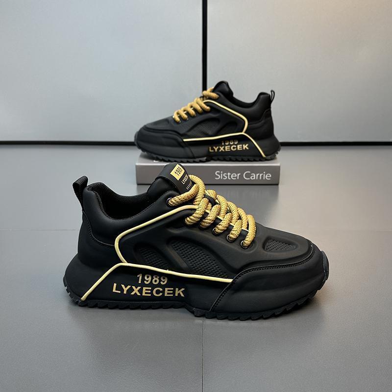 Spring and Autumn Men's Shoes 2025 New Increased Fashion Easiest for Match Student Sports Shoes Men's Casual Popular Dad Shoes Men