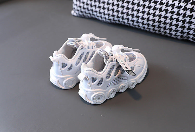 Children's Light-Up Shoes 2026 Spring and Autumn New Model for Boys and Girls Led Glowing Shoes for Young Children Fashionable Soft-Soled Sneakers