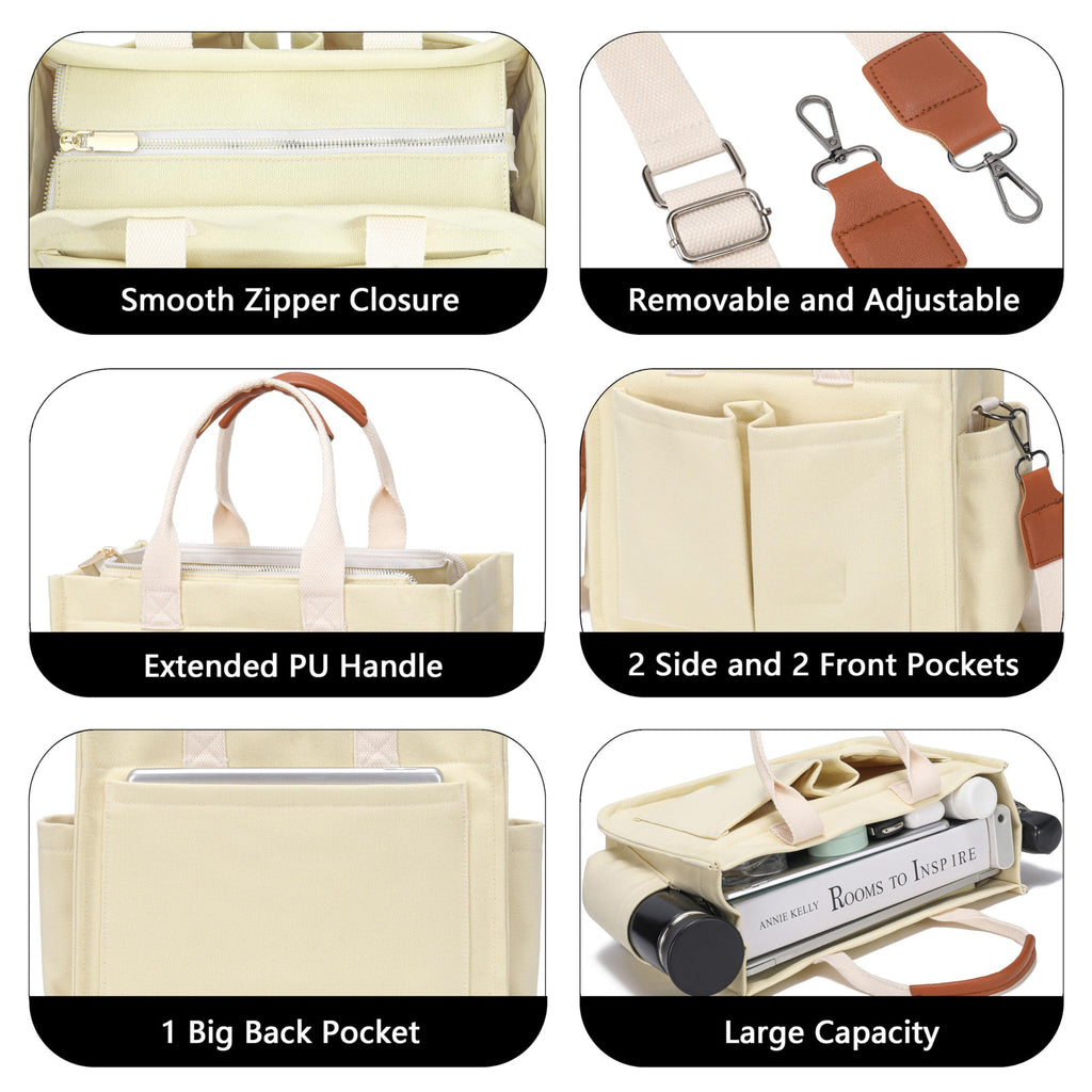 New Women's Large Canvas Handbag Crossbody Bag Daily Bag Handbag