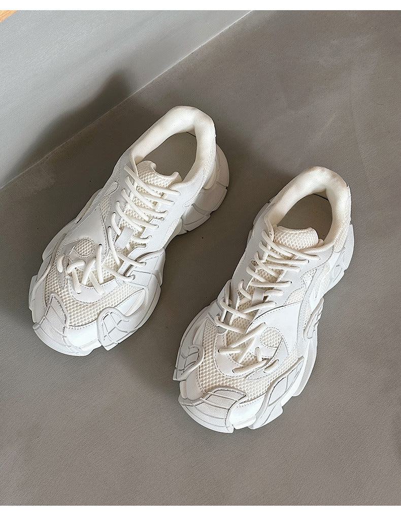 Thick-Soled Platform Running Breathable Casual Sports Versatile Shoes Women's & men's New Autumn Running Shoes