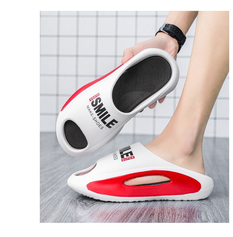 New Eva Slippers for Men, Thick-Soled, Non-Slip, Wear-Resistant Sandals  Comfortable Beach Shoes for Outdoor Wear