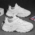 2025 Summer Men's Shoes New Breathable Mesh Shoes Men's Trendy Versatile Thick-Soled Sports Shoes Casual Dad Shoes for Men