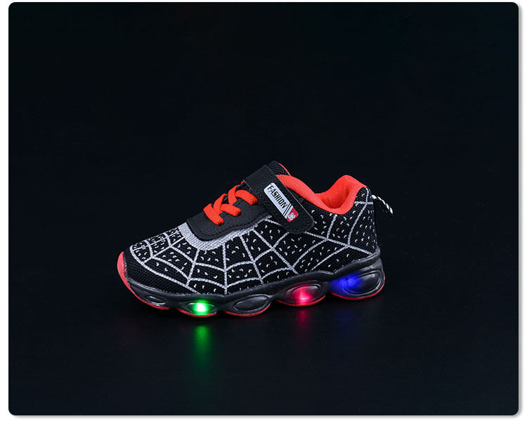 Spring and Autumn KidsShoes, Luminous Light Shoes,Baby Flash Shoes, Led Light-Up Sports Shoes, Mesh