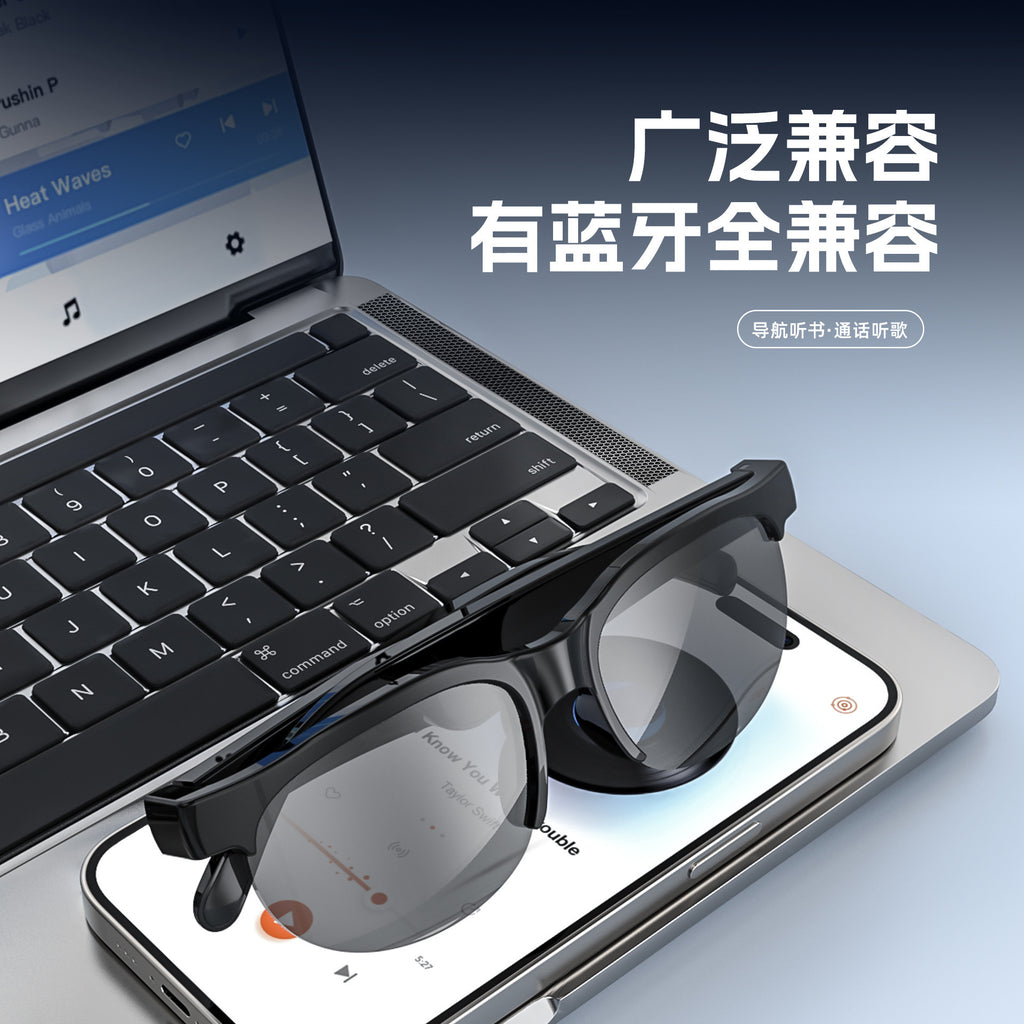 Cross Border XG88PRO Wireless Bluetooth Glasses Headset 5.3 Stereo OWS Bluetooth Headset Riding Sunglasses