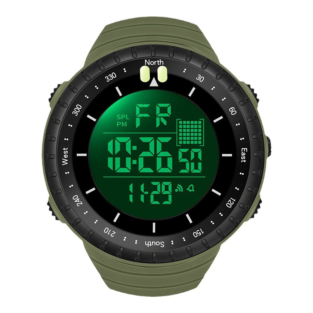 Synoke Sports Electronic Watch Outdoor Mountaineering Multi-Functional Luminous Waterproof Large Dial Fashionable Commuter Watch