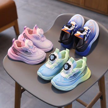 Children's Light-Up Shoes 2026 Spring and Autumn New Model for Boys and Girls Led Glowing Shoes for Young Children Fashionable Soft-Soled Sneakers
