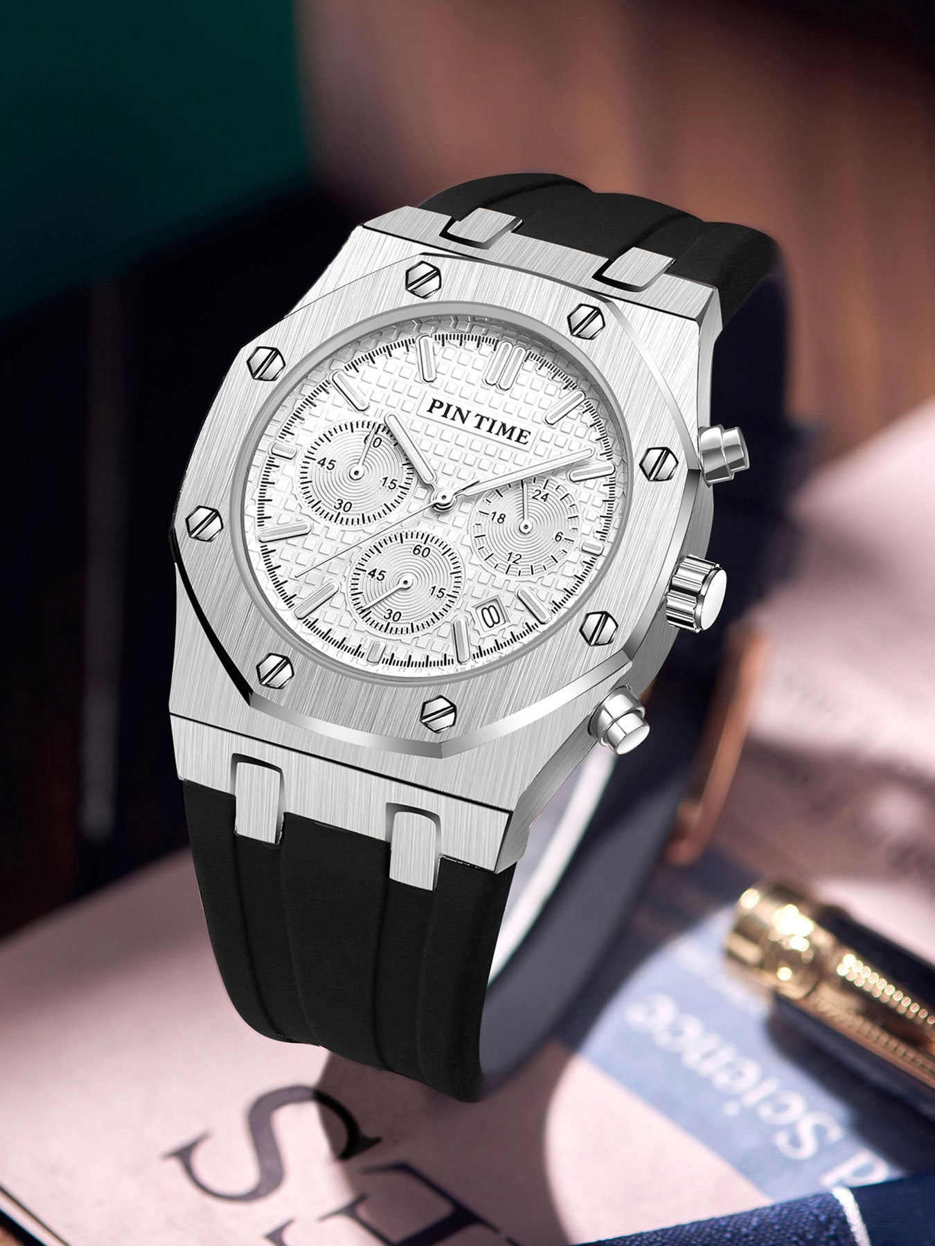 Men's Watches, Multi-Functional Sports Waterproof Men's Fashionable Casual Watches