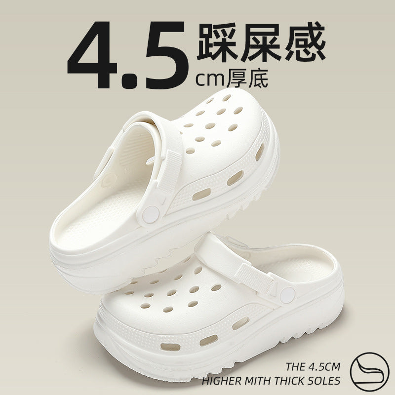 Eva Crocs Women's Summer Home Outerwear Thick-Soled Summer Couple Thick-Soled Home Indoor Beach Shoes Wholesale Women