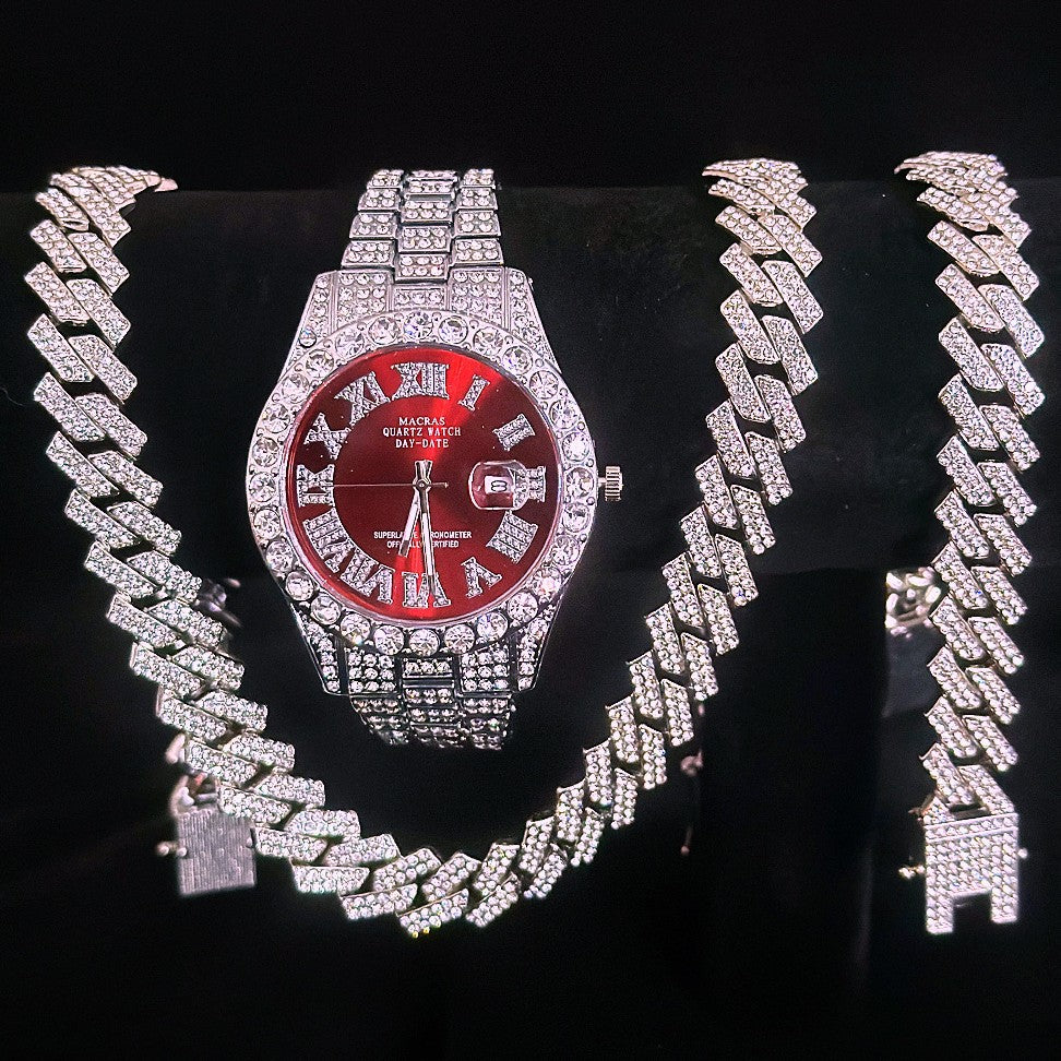 🔥🔥🔥🔥🔥Men's Watch Full Diamond Watch Men's Factory Price Direct Sale Complete Colors