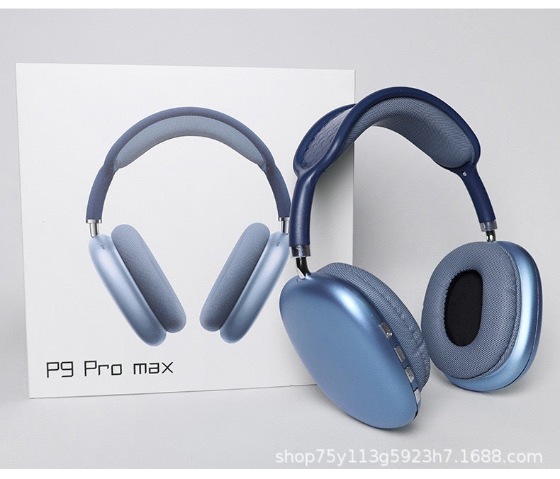 Cross-Border Foreign Trade P9 Pro Max Bluetooth Headphones Wireless Noise-Canceling Headphones Over-Ear Headset Huaqiangbei Wholesale
