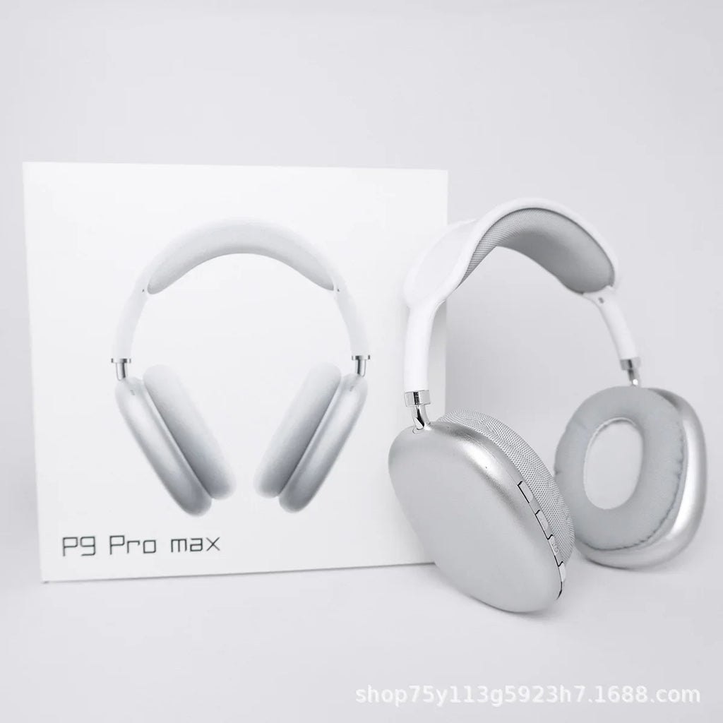 Cross-Border Foreign Trade P9 Pro Max Bluetooth Headphones Wireless Noise-Canceling Headphones Over-Ear Headset Huaqiangbei Wholesale