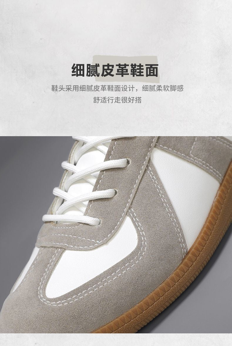 Men's shoes 2025 spring cross-border new breathable fashion men's shoes men's casual sneaker retro shoes men's moral training shoes