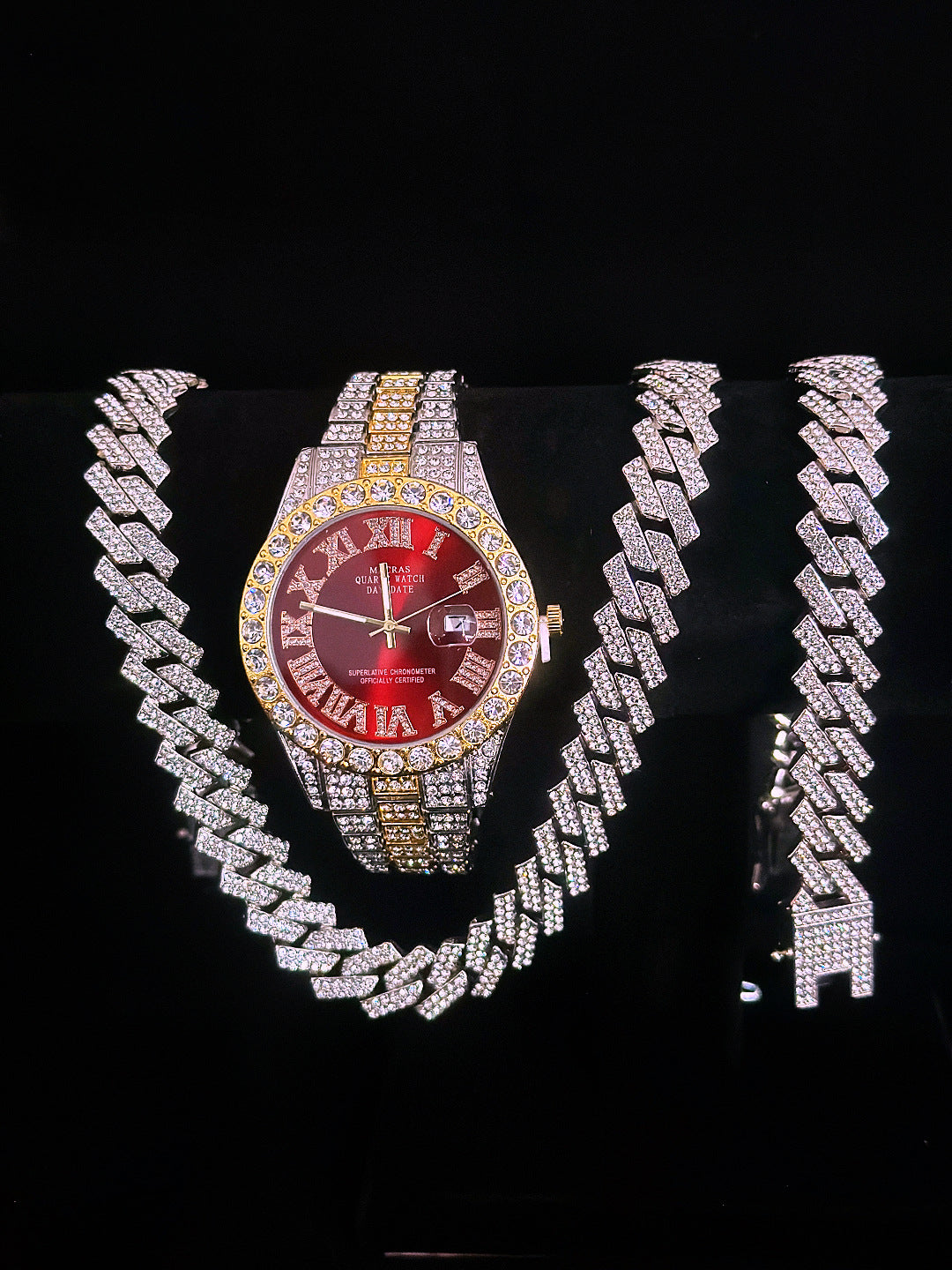 🔥🔥🔥🔥🔥Men's Watch Full Diamond Watch Men's Factory Price Direct Sale Complete Colors