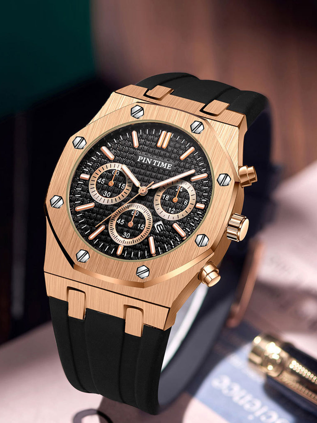 Men's Watches, Multi-Functional Sports Waterproof Men's Fashionable Casual Watches