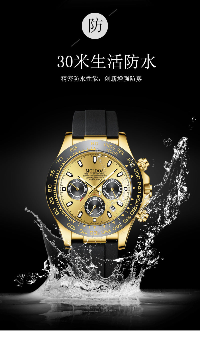 🔥🔥🔥🔥Daytona Men's Watch, Fully Automatic Watch, Luminous, Waterproof, Multi-Function Chronograph Watch, Men's Quartz Watch