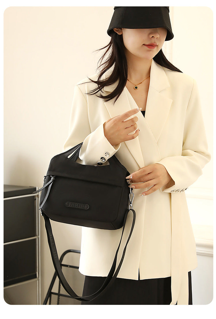 All-match Casual Crossbody Bag Lightweight Water-repellent Nylon Cloth Bag New Style Dating Shoulder Bag Fashionable Shopping Handbag