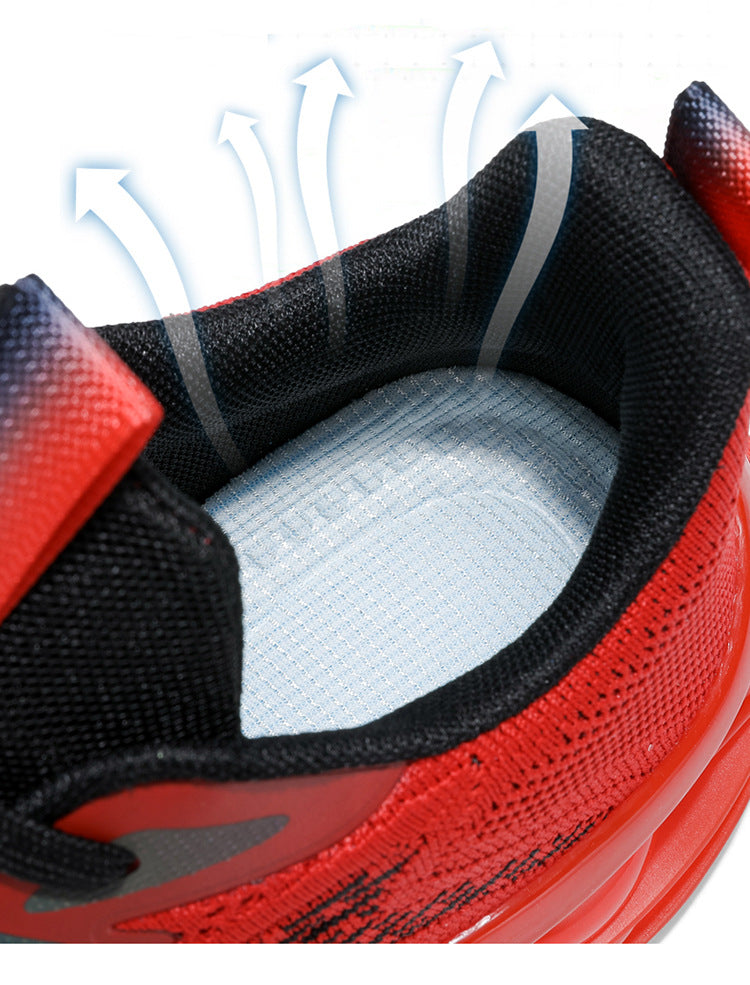 Men's Sports Shoes 2025 New Model Full-Length Air-Cushioned Running Shoes Men's Non-Slip Shock-Absorbing Casual Fashion Trendy Dad Shoes Men