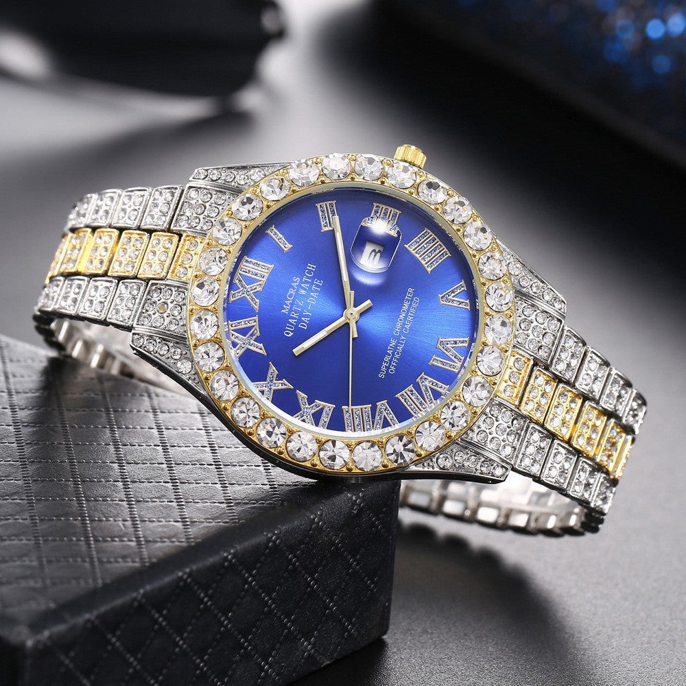 🔥🔥🔥🔥🔥Men's Watch Full Diamond Watch Men's Factory Price Direct Sale Complete Colors