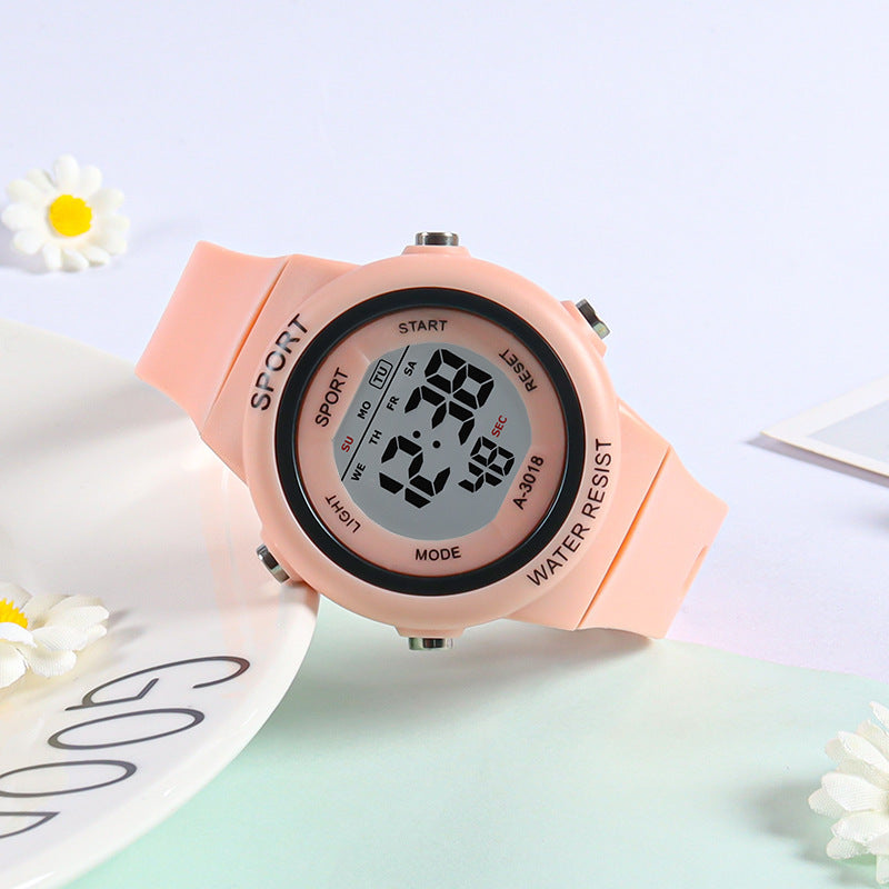 Teenager Junior High School Senior high school Student Watch Children Boys Girls Sports Multifunctional Waterproof Digital Electronic Watch