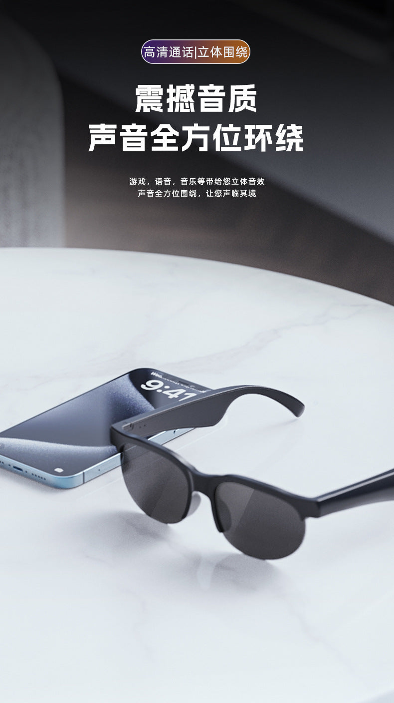Cross Border XG88PRO Wireless Bluetooth Glasses Headset 5.3 Stereo OWS Bluetooth Headset Riding Sunglasses
