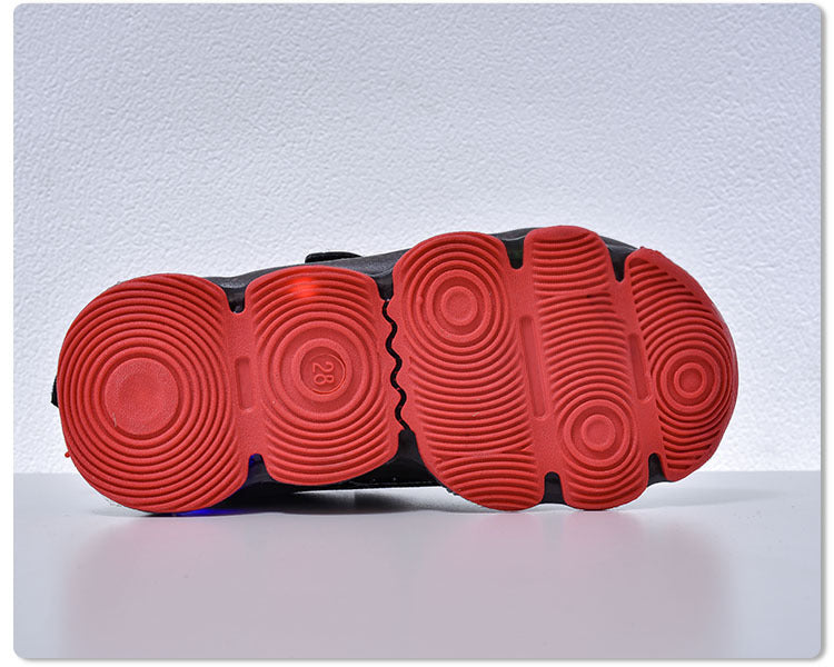 Spring and Autumn KidsShoes, Luminous Light Shoes,Baby Flash Shoes, Led Light-Up Sports Shoes, Mesh