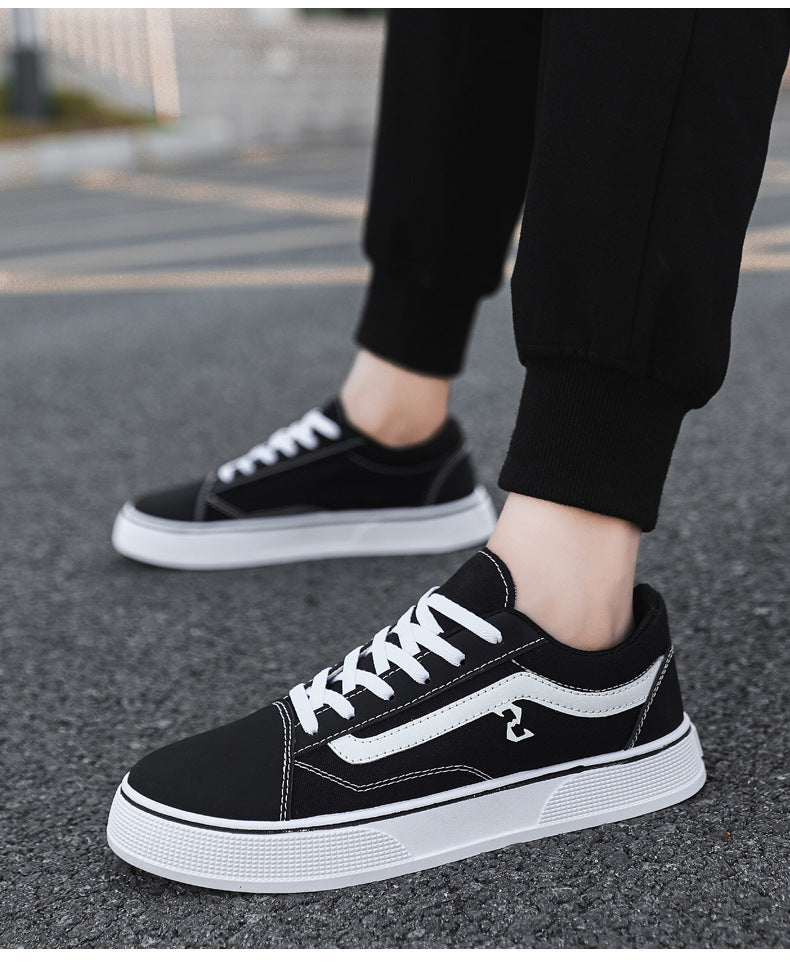 Spring and Autumn Shoes Men's Classic Low-Top Canvas Shoes Student Sneakers Men's Shoes Casual Shoes Korean Style Trendy Men's Shoes