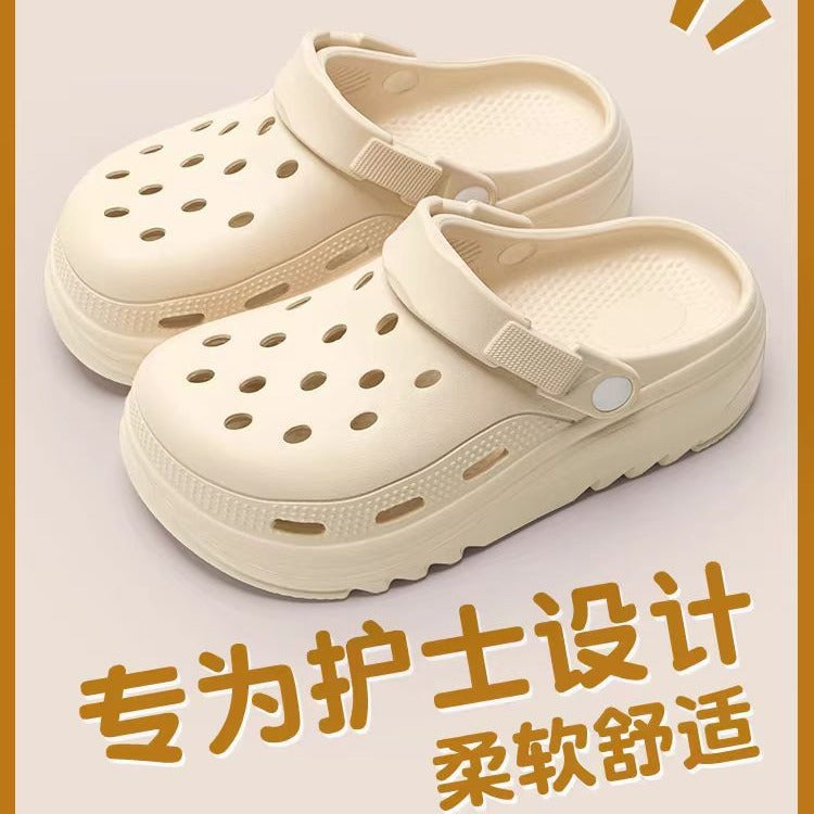 Eva Crocs Women's Summer Home Outerwear Thick-Soled Summer Couple Thick-Soled Home Indoor Beach Shoes Wholesale Women