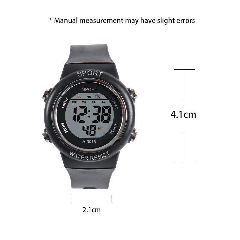 Teenager Junior High School Senior high school Student Watch Children Boys Girls Sports Multifunctional Waterproof Digital Electronic Watch