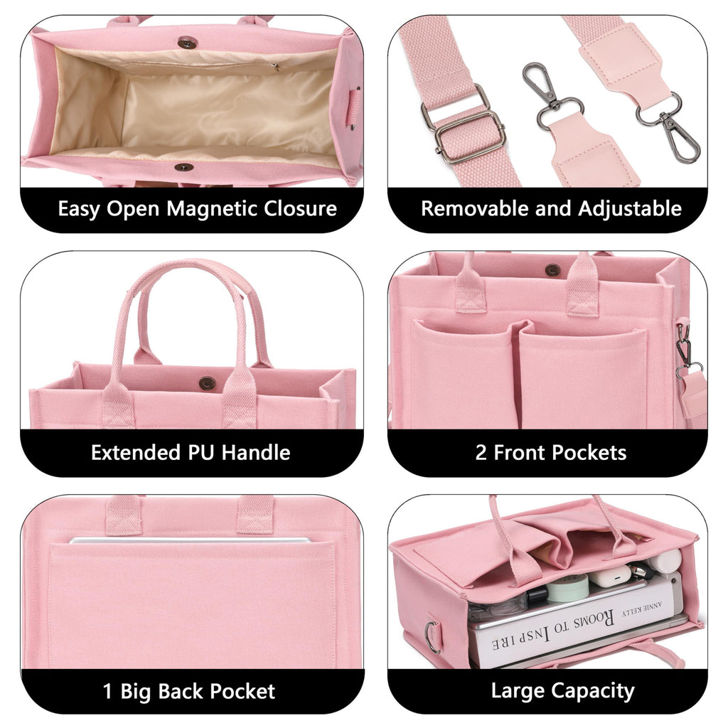 New Women's Large Canvas Handbag Crossbody Bag Daily Bag Handbag