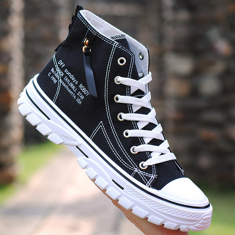 Spring and Summer Men's Shoes 2025 New Casual Sports Canvas Shoes, Versatile Trendyy Cloth Shoes, Breathable Popular National Fashion Shoes