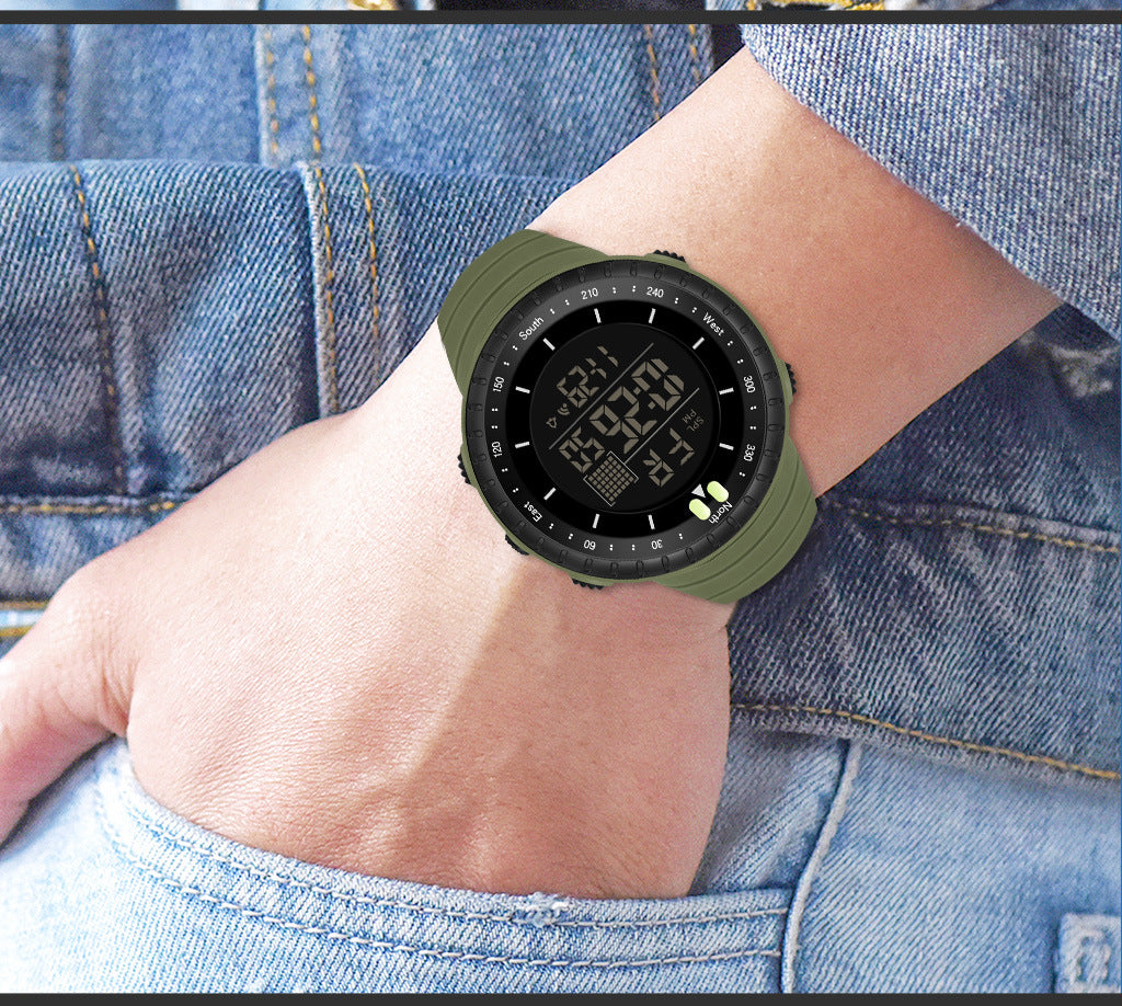 Synoke Sports Electronic Watch Outdoor Mountaineering Multi-Functional Luminous Waterproof Large Dial Fashionable Commuter Watch