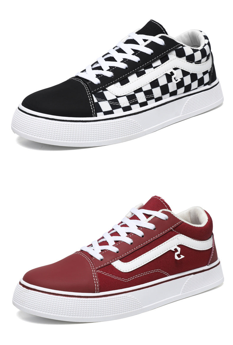 Spring and Autumn Shoes Men's Classic Low-Top Canvas Shoes Student Sneakers Men's Shoes Casual Shoes Korean Style Trendy Men's Shoes