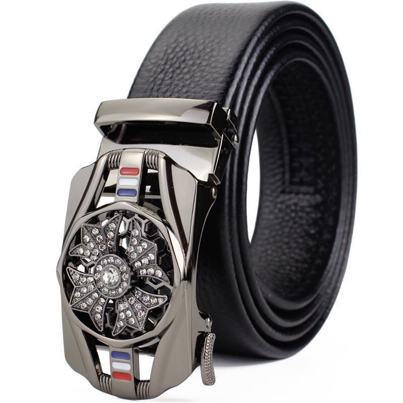 men's belt automatic buckle trembles fast hand explosion casual Joker simple fashion wholesale generation hair