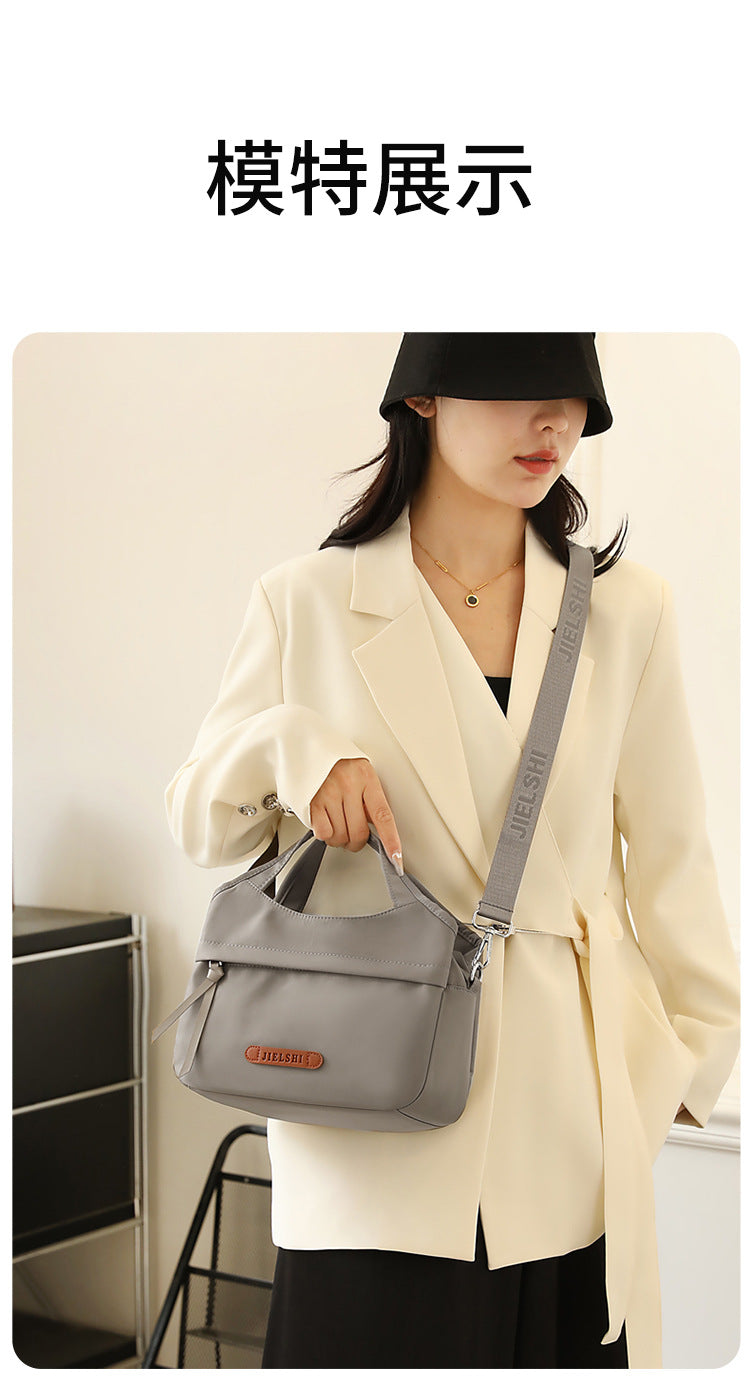 All-match Casual Crossbody Bag Lightweight Water-repellent Nylon Cloth Bag New Style Dating Shoulder Bag Fashionable Shopping Handbag