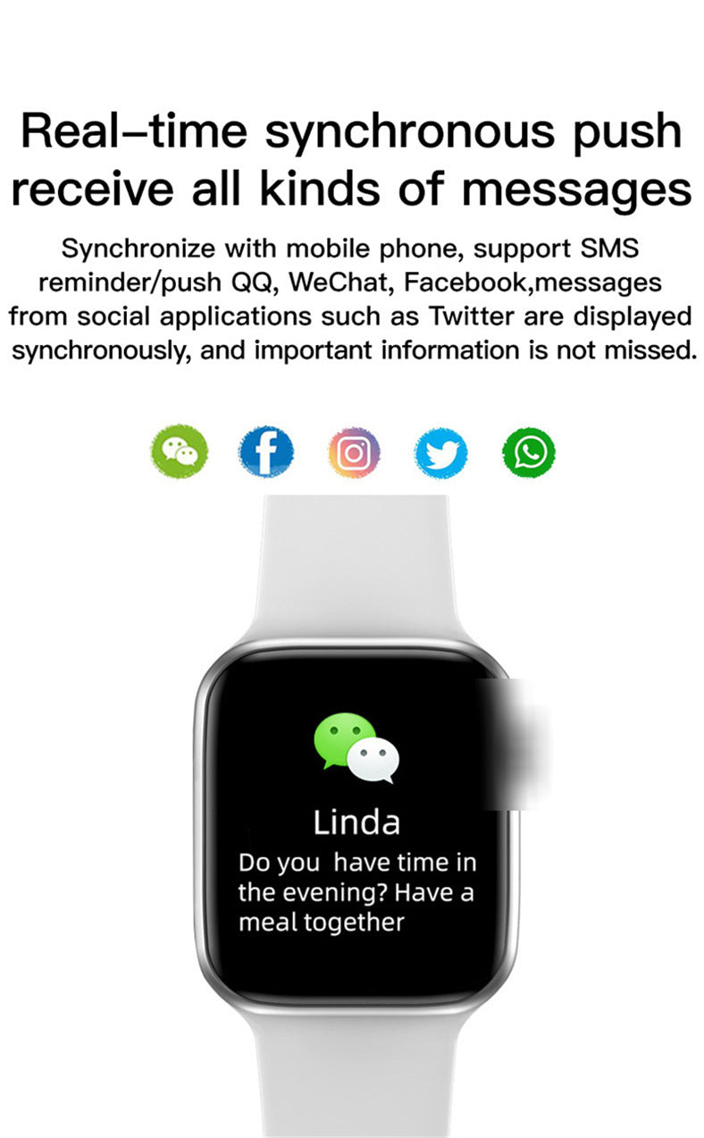 Cross-Border T500+Plus Smart Watch Bluetooth Call Sports Information Reminder Heart Rate Fitpro Factory Direct Sale