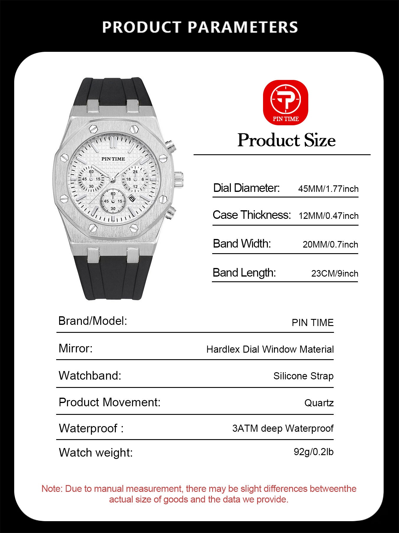 Men's Watches, Multi-Functional Sports Waterproof Men's Fashionable Casual Watches