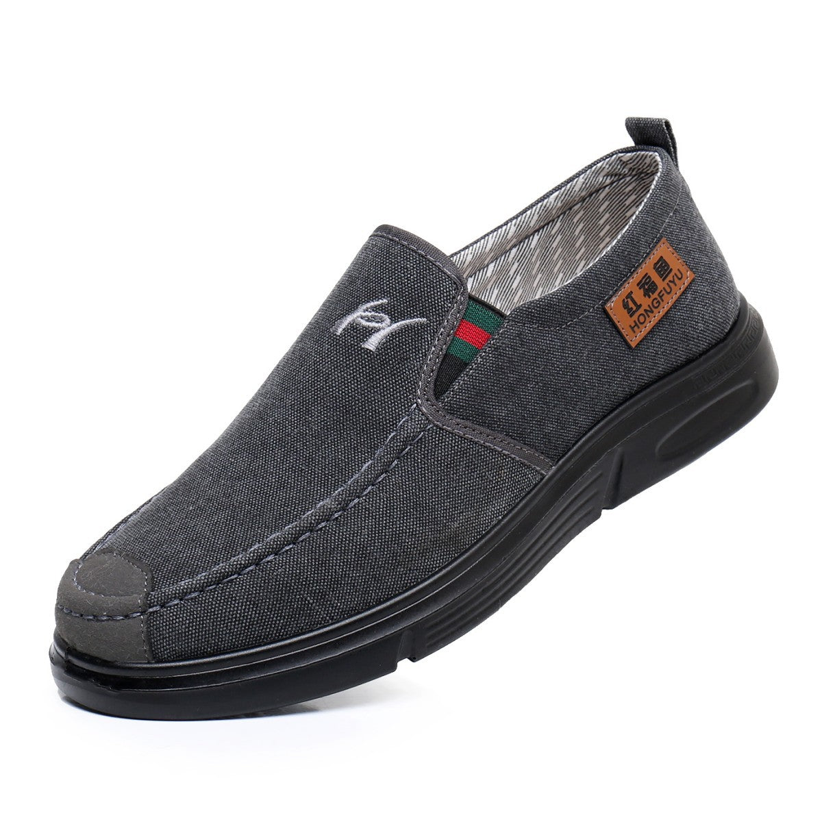 Spring Shoes for the Elderly, Men's Old Beijing Cloth Shoes, Men's Middle-Aged and Elderly Middle-Aged Men's Dad Shoes, Soft Soles and Durable